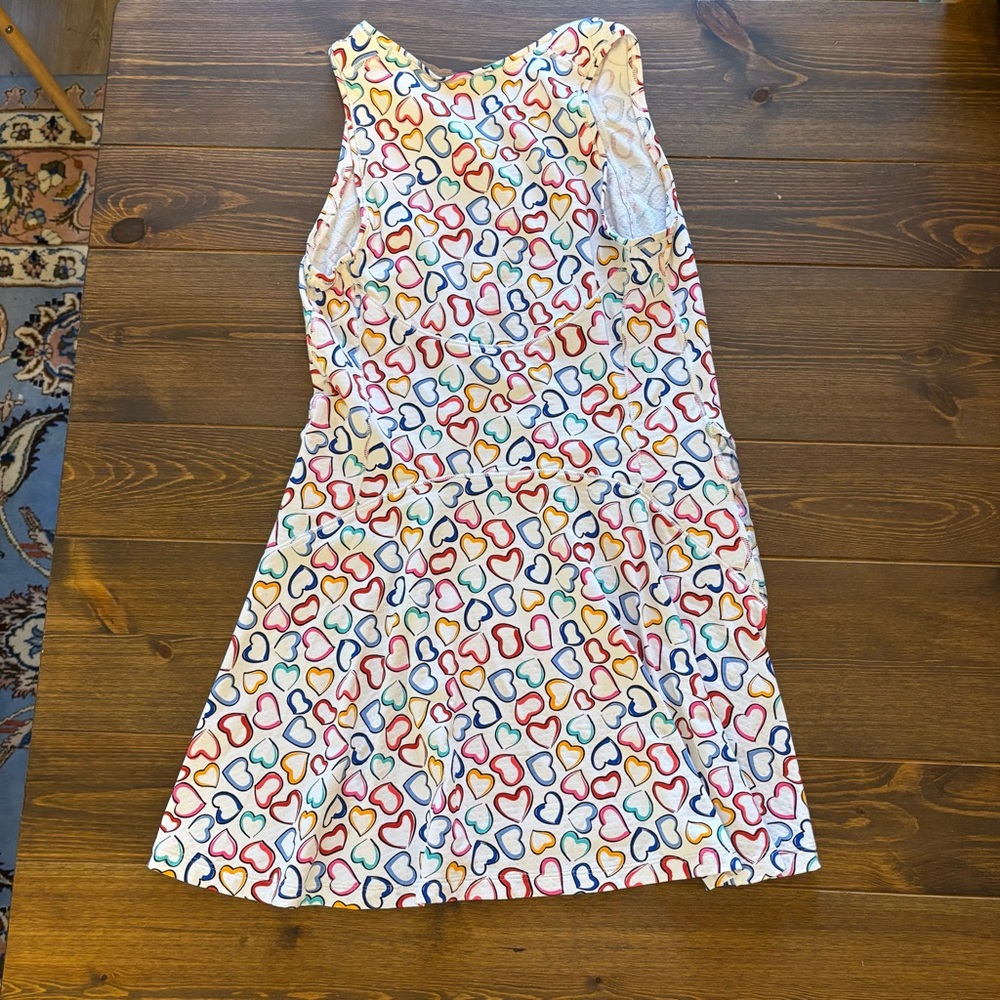 IBKUL Amara Print Tennis Dress Medium UPF 50+ Sleeveless Athletic Golf Dress - Picture 3 of 10
